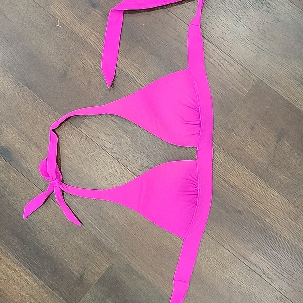 Victoria’s Secret barbie bright pink  Bikini Top medium